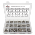 Assortment Kit #613 (716Pcs.)  Small Inch 18-8 Stainless Steel Flat Socket Cap Screws #6 #8 #10