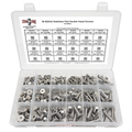 Assortment Kit #614 (239Pcs.) Inch 18-8 Stainless Steel Flat Socket Cap Screws 1/4  5/16  3/8