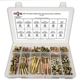 Assortment Kit #616 (324Pcs.) 5/16"-18 Grade 8 Hex Cap Screws, Grade 8 Hex & Nylon Nuts, Grade 8 Flat & Lock Washers - Zinc Yellow