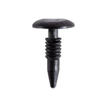 3.5mmx15.5mm Black Single Head Weatherstrip Clip, 10.5mm Head