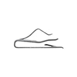 Door Weatherstrip Clip, Black Phosphate