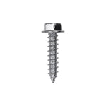 #8x3/4" Phillips Hex Head Flange Hex/Slotted Washer Tapping Screw, Type A/AB, 3/8" Washer, Zinc
