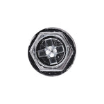 #8x3/4" Phillips Hex Head Flange Hex/Slotted Washer Tapping Screw, Type A/AB, 3/8" Washer, Zinc