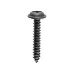 #8x1" Phillips Truss Head Flat Washer Tapping Screw, Type A/AB, Black