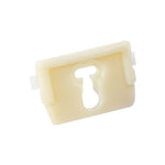 White Nylon Side Molding Clip
