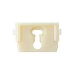White Nylon Side Molding Clip