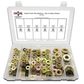 Assortment Kit #644 (391Pcs.) Grade 8 Inch Flat Washers - Zinc & Yellow Plated