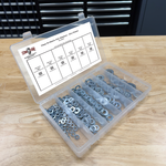 Assortment Kit #647 (351Pcs.) Class 10 Metric Flat Washers - Zinc Plated