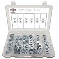 Assortment Kit #647 (351Pcs.) Class 10 Metric Flat Washers - Zinc Plated