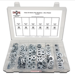 Assortment Kit #647 (351Pcs.) Class 10 Metric Flat Washers - Zinc Plated