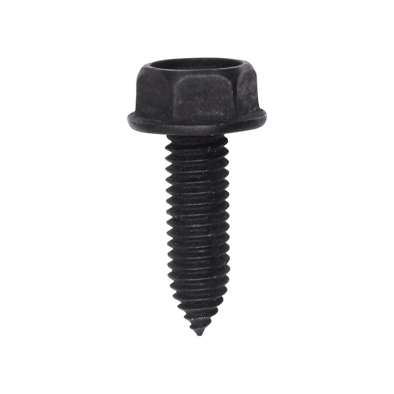 M6.3x20mm Hex Head Washer Body Bolt Ca Point, Type CA, 13mm Washer, Black