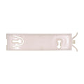 White Nylon Body Sill Molding Clip, 1-7/32" Overall Width