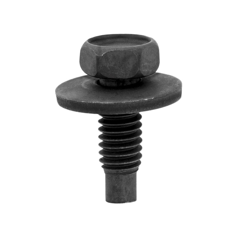5/16"-18x15/16" Hex Head SEMS Body Bolt with a Dog Point, 7/8" Washer, Black Phosphate