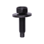 5/16"-18x1-3/16" Hex Head SEMS Body Bolt with a Dog Point, 7/8" Washer, Black Phosphate
