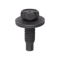 3/8"-16x1-3/16" Hex Head SEMS Body Bolt with a Dog Point, 1" Washer, Black Phosphate
