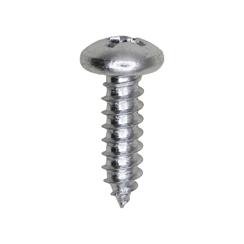 #12x3/4" Phillips Pan Head Tapping Screw, Type A/AB, Zinc