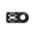 15/64" Black Door Lock Rod Clip