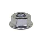 M8 Hex Flange Lock Nut, Zinc