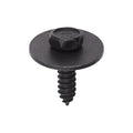 M6.3-1.81x22mm Hex Head SEMS Tapping Screw, Type A/AB, 24mm Washer, Black