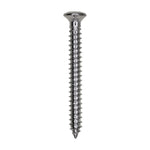 M4.2-1.41x40mm Torx Oval Head T.S Screw, Type A/AB, Chrome