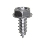 #10x1/2" Hex Head Washer Indented Tapping Screw, Type A/AB, Zinc
