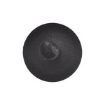 5mmx10mm Black Nylon Push-Type Rear Bumper Retainer with Open End, 11mm Head