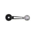 Window Regulator Handle, Chrome & Clear Knob