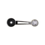 Window Regulator Handle, Chrome & Clear Knob