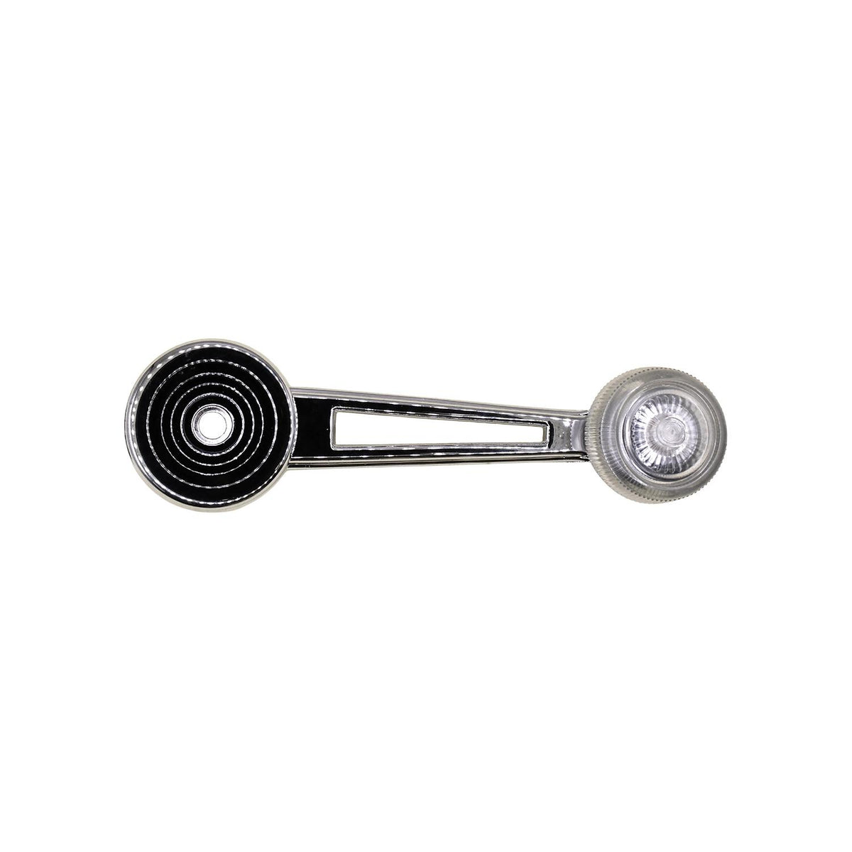Window Regulator Handle, Chrome & Clear Knob