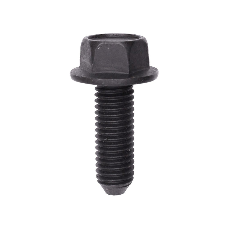 M10x30mm Hex Head Flange Cap Screw, Black