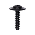 #8x5/8" Phillips Truss Head Flat Washer Tapping Screw B Point, Type B, 1/2" Washer, Black