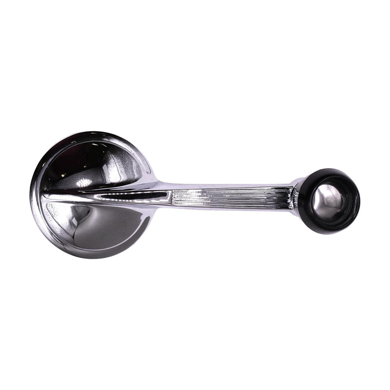Window Regulator Handle, Chrome & Black Knob