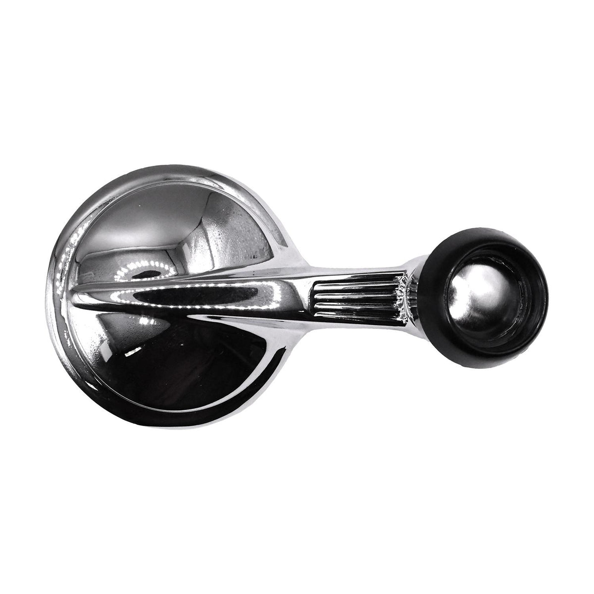 Window Regulator Handle, Chrome & Black Knob