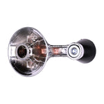 Window Regulator Handle, Chrome & Black Knob
