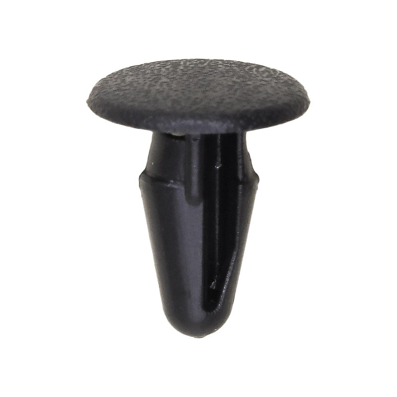 6.5mmx14mm Black Nylon Retaining Clip Trim Panel, 12mm Head