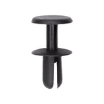 13mm Nylon Push-Type Trim Retainer with Drive Pin, 15mm Head