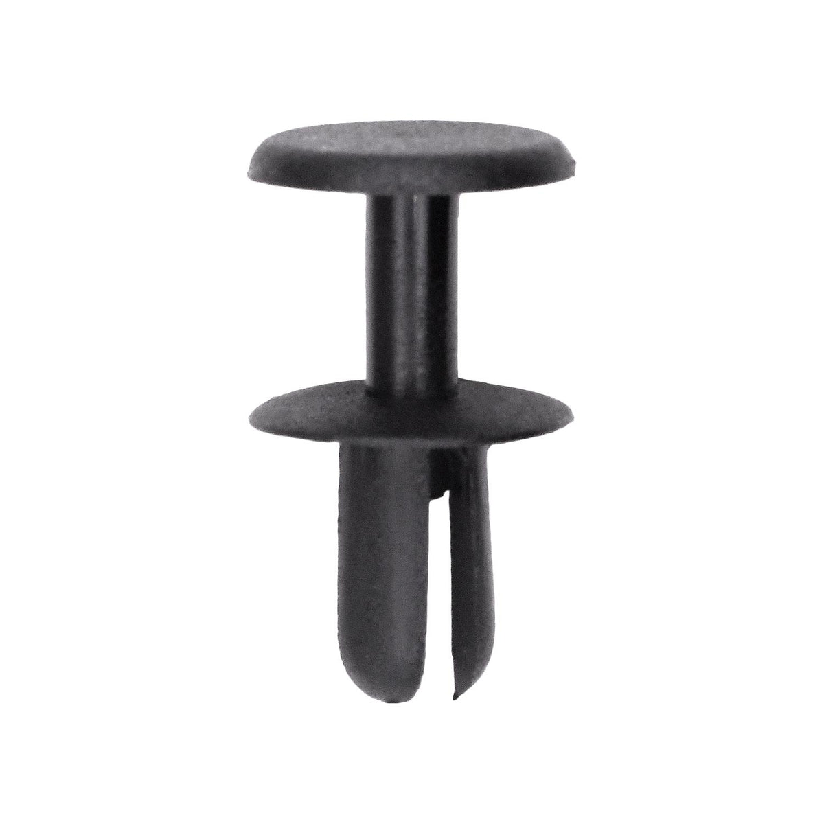 13mm Nylon Push-Type Trim Retainer with Drive Pin, 15mm Head