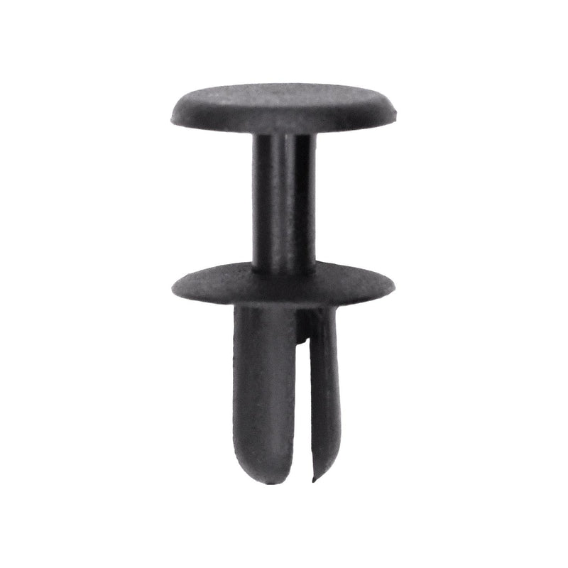 13mm Nylon Push-Type Trim Retainer with Drive Pin, 15mm Head