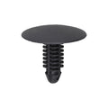 9/32"x25/32" Charcoal Nylon Single Head Trim Panel Christmas Tree Retainer, 1" Head