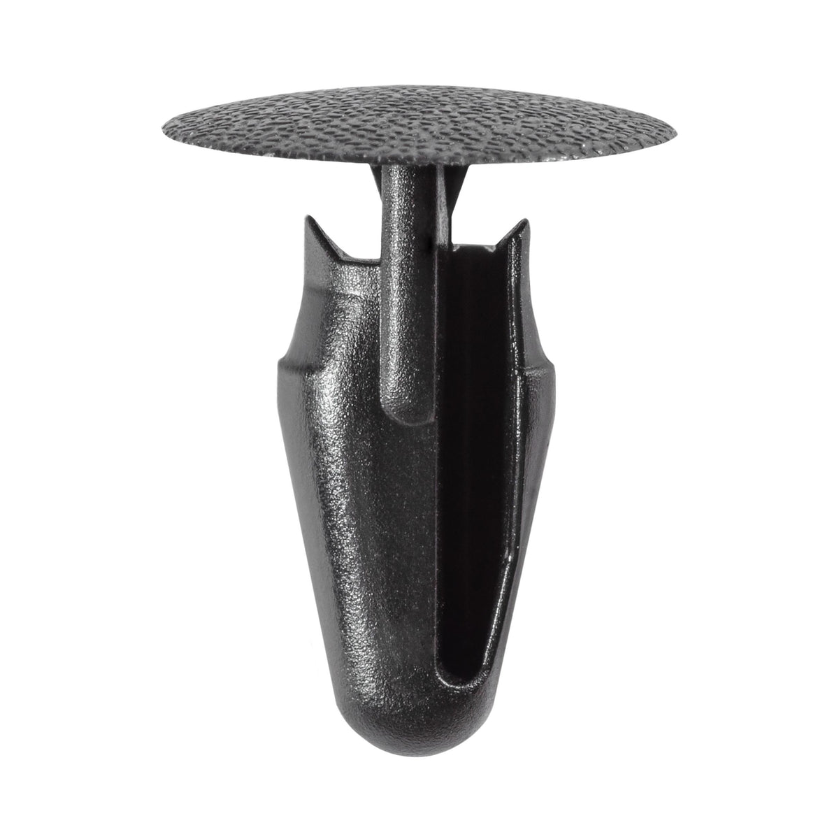 6.5mmx15mm Black Nylon Retaining Clip Trim Panel, 12mm Head