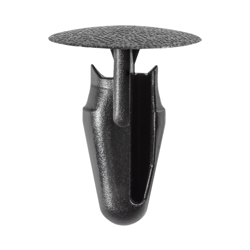 6.5mmx15mm Black Nylon Retaining Clip Trim Panel, 12mm Head