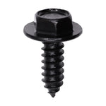 1/4"x3/4" Hex Head Washer Tapping Screw, Type A/AB, Black