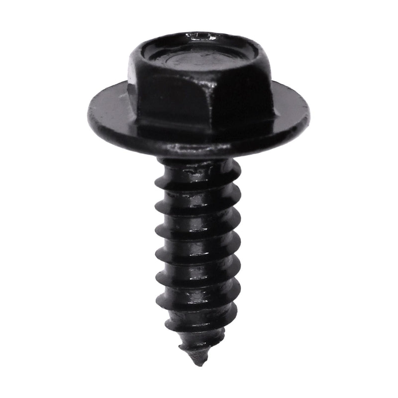 1/4"x3/4" Hex Head Washer Tapping Screw, Type A/AB, Black