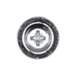 #8x1-1/4" Phillips Truss Head Flat Washer Tapping Screw, Type A/AB, Zinc