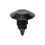7.9mmx18mm Black Nylon Single Head Door Trim Panels Fender Christmas Tree Retainer, 19mm Head