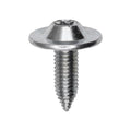 M6x20mm Torx Truss Head Round Washer Body Bolt withCa Point, Type CA, 18mm Washer, Zinc