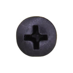 #8x3/4" Phillips Oval Head Tapping Screw, Type A/AB, Black Oxide