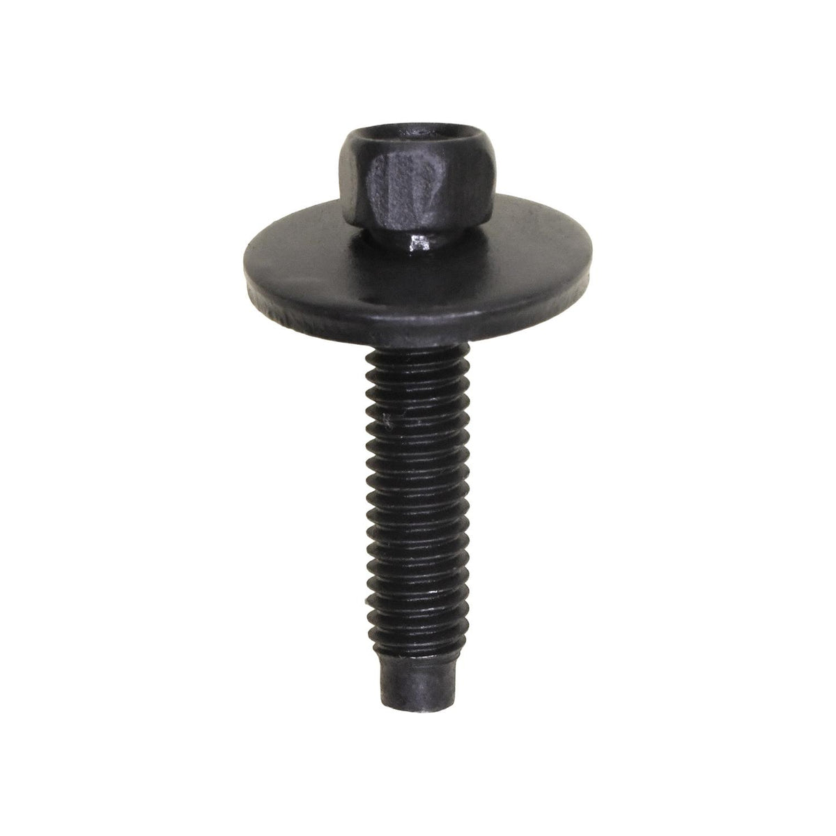 M6x28mm Hex Head SEMS Screw with Dog Point, 19mm Washer, Phosphate