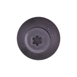 6.3mmx22.8mm Black Nylon Screw-Type Grille To Headlamp Housing Retainer with Closed End, 17.8mm Head