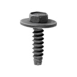 #8x5/8" Hex Head SEMS Tapping Screw B Point, Type A/AB, 1/2" Washer, Black